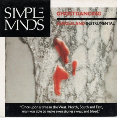 SIMPLE MINDS Ghostdancing UK 7" VINYL 80s CLASSIC ROCK - Image 1 of 2