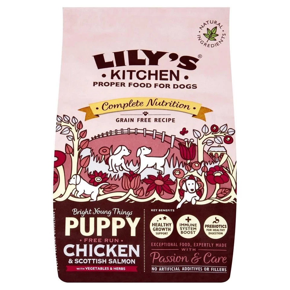 Lilys Kitchen Puppy Huhn und Lachs 1 kg - 4er Pack - Bild 1 von 1