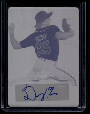 2021 Leaf Valiant Baseball Doug Nikhazy #BA-DN1 Magenta Auto 1/1 - Image 1 of 2