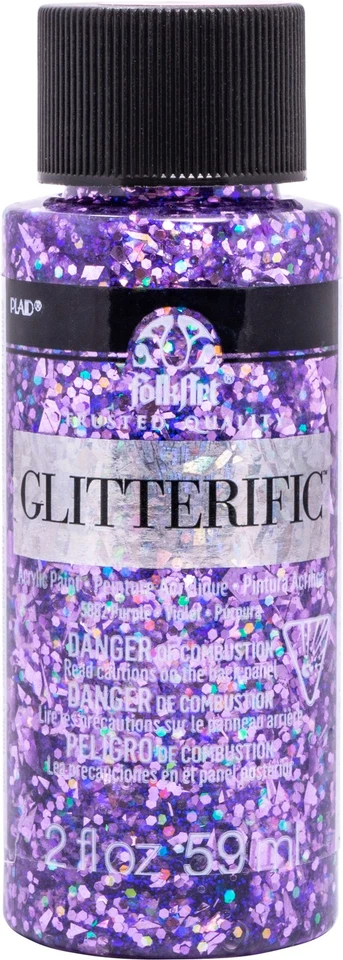FolkArt Glitterific Glitter Paint 2oz-Purple - Image 1 of 1