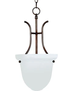 Maxim Malaga 16.25" Marble Entry Foyer Pendant in Oil Rubbed Bronze - Picture 1 of 1