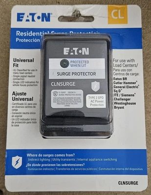 Disyuntor Eaton CLNSURGECS protección completa contra sobretensiones en el hogar - NUEVO - VENTA Foto 1 de 2