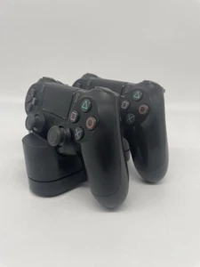 PS4 Controller 2 Stück V2 + Sony Dualshock 4 Ladestation Bluetooth Wireless - Bild 1 von 6