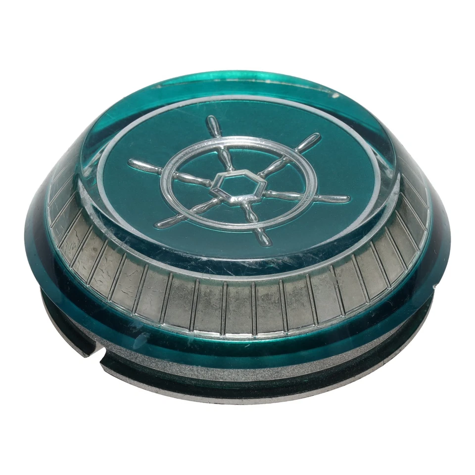 NOS Green Steering Wheel Horn Button Emblem 1955 Clipper Panama Constellation - Image 1 of 4