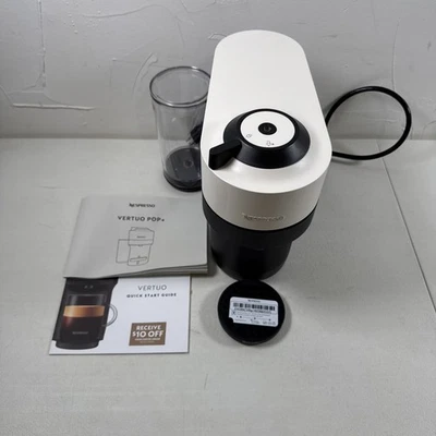 Nespresso Vertuo Pop+ Coconut White Coffee and Espresso Maker - BNV121WHT- PARTS - Image 1 of 4