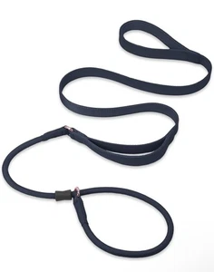 Correa Deslizante para Perros, Correa de Cuero para Entrenamiento para Perros con Doble Mango Resistente - Imagen 1 de 6