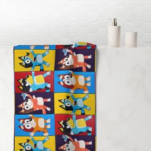 "Heeler Family Lineup" Nerz-Baumwolle Handtuch, 30" x 60", Kinder Badetuch, [...] - Bild 1 von 5