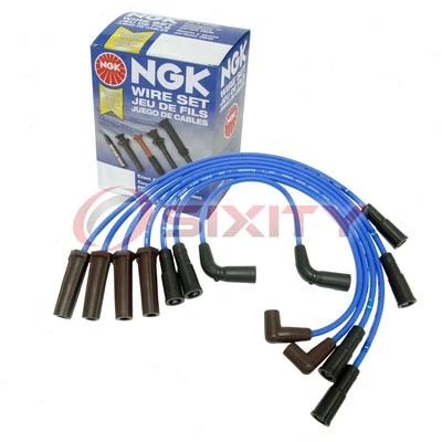 1 pc NGK Spark Plug Wire Set for 1999-2006 GMC Sierra 1500 4.3L V6 - Engine gr - Image 1 of 4