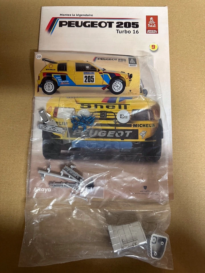 Peugeot 205 T16 Dakar Rally Altaya 1/8 N 9 - Immagine 1 di 1