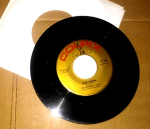 THE MARCELS Blue Moon/Goodbye To Love COLPIX 45 RPM L@@K! - Picture 1 of 2