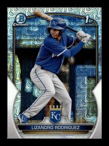 Mega Mojo refractor cromado Bowman 2023 #BCP-47 Lizandro Rodríguez - Reales - Imagen 1 de 2