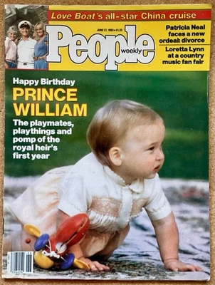 PEOPLE Magazine VTG Issue - June 27, 1983 w/ Prince William • Love Boat in China Foto 1 de 4