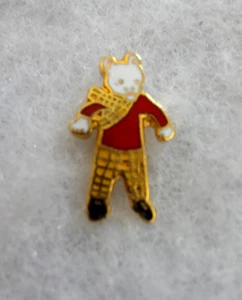 RUPERT THE BEAR - Vintage - PIN BADGE - Picture 1 of 2