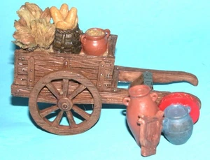 Fontanini Krippe, Erntewagen, 2 Stück Set Neu im Karton, Ganzjahresminiatur, Weihnachten - Bild 1 von 5
