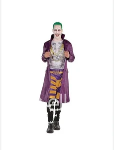 Suicide Squad The Joker Halloween Costume Jumpsuit Large Extra Large NEW - Picture 1 of 8