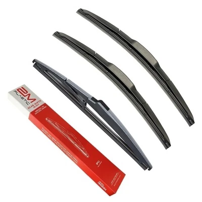 Front and Rear Windshield Wiper Blade For Jeep GRAND CHEROKEE 2011-2021 Set 3 - Image 1 of 4