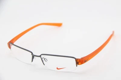 NUEVAS GAFAS NIKE 8064 060 GUNMETAL NARANJA MONTURAS AUTÉNTICAS 52-16 Foto 1 de 4
