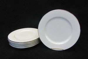 Vintage Royal Doulton Simply Platin Silberrand 7-3/4" Salat- oder Dessertteller - Bild 1 von 2