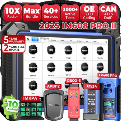 2025 Autel MaxiIM IM608 PRO II KEY PROGRAMMING Tool XP400 PRO GBOX3 APB112 IMKPA - Bild 1 von 4