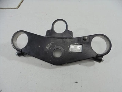 Abrazadera de horquillas de dirección triple árbol superior Kawasaki 2000-2002 ZX6R 2005-2008 ZZR600 OEM Foto 1 de 4
