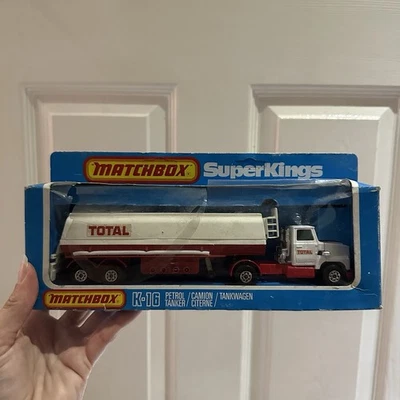 Matchbox SuperKings Total K-16 Petrol Tanker Lorry Ford Boxed Tankwagen - Image 1 of 4