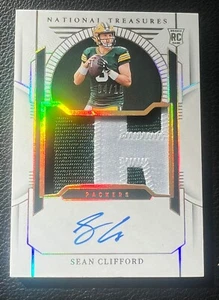2023 National Treasures Gold RPA Sean Clifford Auto Rc Patch 4/10 188 - Picture 1 of 3
