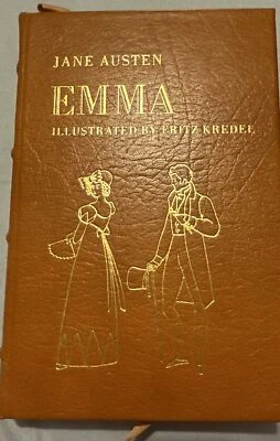 Emma Jane Austen Illustrated By Fritz Krefeld The Easton Press Leather Bound Foto 1 de 4
