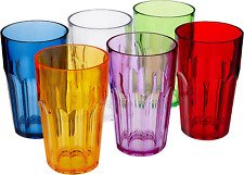 Guzzini - Happy Hour, Set of 6 Tall Drinking Glasses - Ø8 X H12 Cm - Capacity: 4