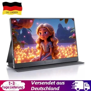 Tragbarer Monitor 15,6 Zoll Mobiler Monitore 1080P Display USB C HDMI Bildschirm - Bild 1 von 7