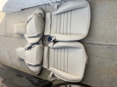 PORSCHE 944 911 951 964 968 85-94 KIT DE ASIENTO DE TAPICERÍA ALEMÁN VINILO EX LINO NUEVO Foto 1 de 4