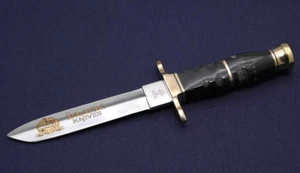 BUCK 976CEN 100Years Dagger Serial No. 420HC mirror finish Leather Sheath 2002 - Picture 1 of 21