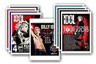 BILLY IDOL  - 10 promotional posters - collectable postcard set # 1
