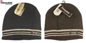 Sombrero Gorro Thinsulate a Rayas para Hombre, 3M Thinsulate Aislamiento Sombreros Térmicos, 555 - Imagen 1 de 3