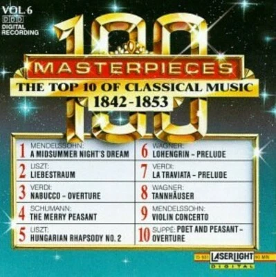 Top Ten of Classical Music, Vol. 6, 1842-1853 - Music CD -  -  1991-03-19 - Delt Foto 1 de 2