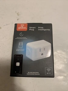 Globe Electric Co. Wi-Fi Smart Plug 50329 Smart Home Made Easy 125V 15A Max - Picture 1 of 4