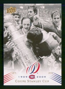 YVAN COURNOYER 2008-09 UPPER DECK MONTREAL CANADIENS CENTENNIAL NO 195      5626