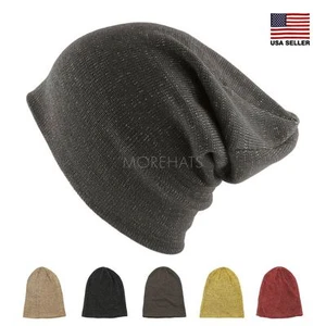 Baumwolle lässig zweifarbig Strick Beanie Winter warm Ski Hip-Hop Mütze Herren Damen - Bild 1 von 13