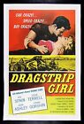DRAGSTRIP GIRL * 1957 CineMasterpieces FILMPOSTER AUTO RENNEN BÖSE MÄDCHEN