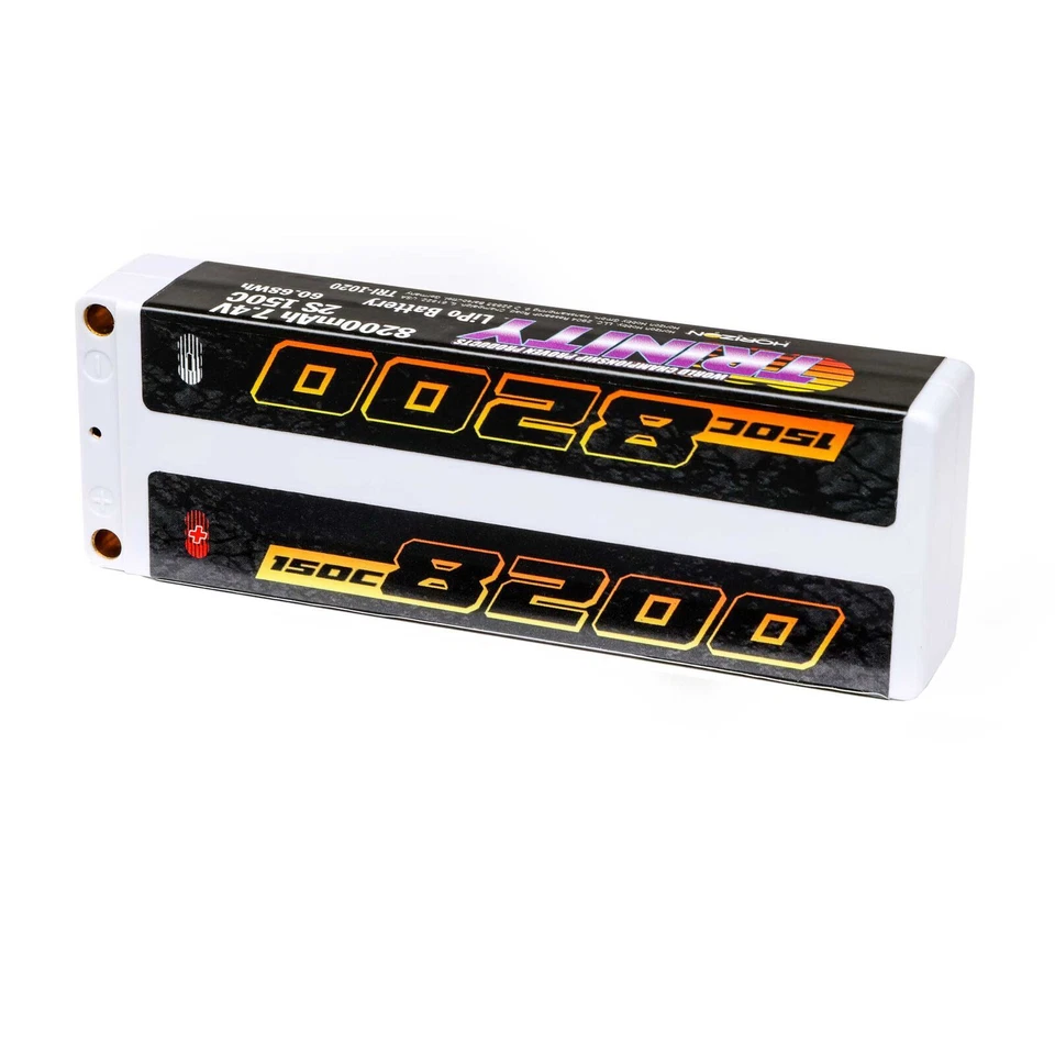 Trinity 8200mah 150C White Carbon 7.4v Stick Lipo Battery TEP2323 TRI-1020 - Image 1 of 1