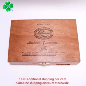 Padrón Serie 1926 Nº 1 caja de cigarros de madera vacía 7,75" x 5,25" x 2" - Imagen 1 de 11
