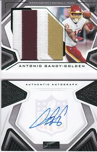 2020 PANINI PLAYBOOK ANTONIO GANDY-GOLDEN 3-CLR JUMBO PATCH AUTOGRAPH RC #1/25! - Bild 1 von 3