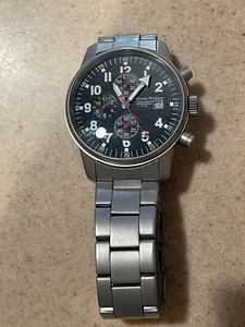 olivier witteaux chronograph water resistant 5atm Vintage Men’s Stainless Watch - Picture 1 of 3