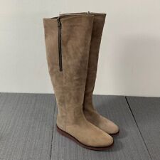 Johnston & Murphy Boots Womens Size 8.5 M Stony Waxy Suede Bree Cuff 78-51357