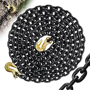G80 Catena di Traino 5/16", Catene Resistenti 15 Ft con Ganci di Presa G70 Clevis - Foto 1 di 7
