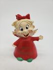 Kreiss Merry Christmuth Freckled Face Single Tooth Christmas Bell Ornament 1959