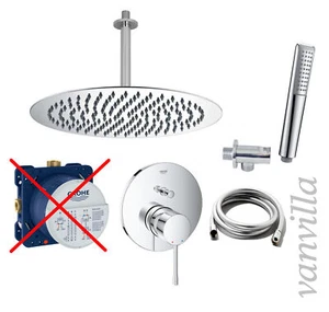 vanvilla Duschset Regendusche mit Duscharmatur Grohe Unterputz G19-ob poliert - Bild 1 von 4