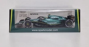 Model Car 1:43 Spark F1 Formula 1 Aston Martin AMR23 Alonso Bahrain GP 2023 - Picture 1 of 9
