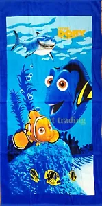 Brandnew Nemo Dory large Beach Bath swim pool boys girls kids Towel 100% cotton - Picture 1 of 1