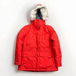 L..L.Bean Baxter State Parka Coat Jacket Womens Small Faux Fur Trim Goose Down - Picture 1 of 16