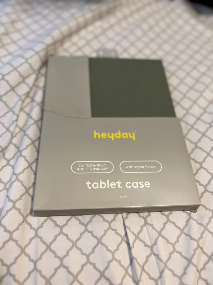 heyday Apple iPad 10.2 & 10.5 iPad Air & Pencil Holder Suede Case Jade OPEN BOX - Image 1 of 1